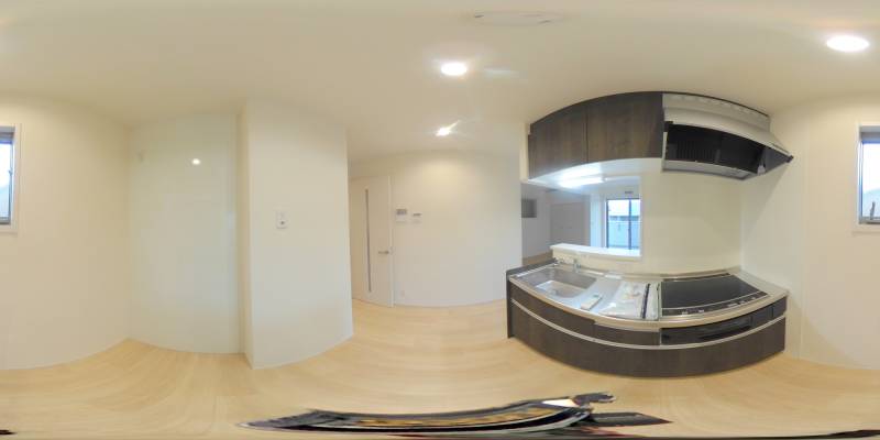 パノラマ画像キッチン