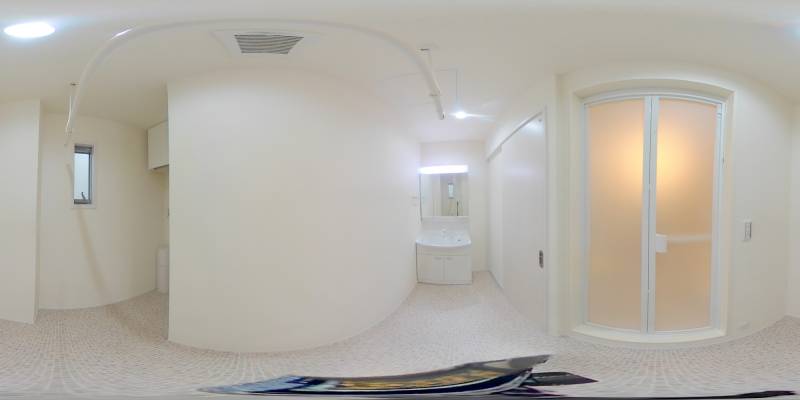 パノラマ画像洗面所