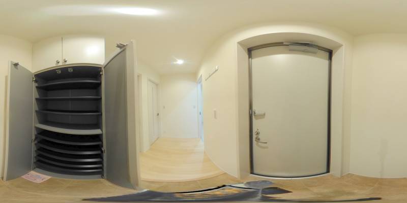 パノラマ画像玄関