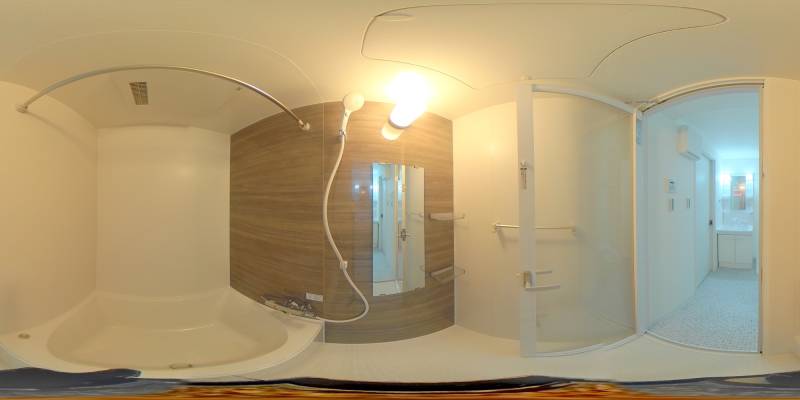 パノラマ画像バスルーム