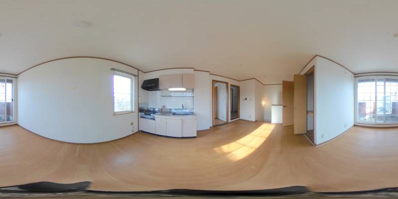 パノラマ画像リビング