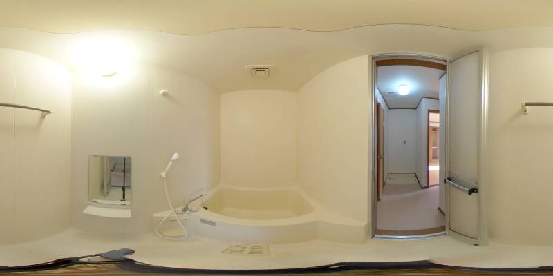 パノラマ画像バスルーム