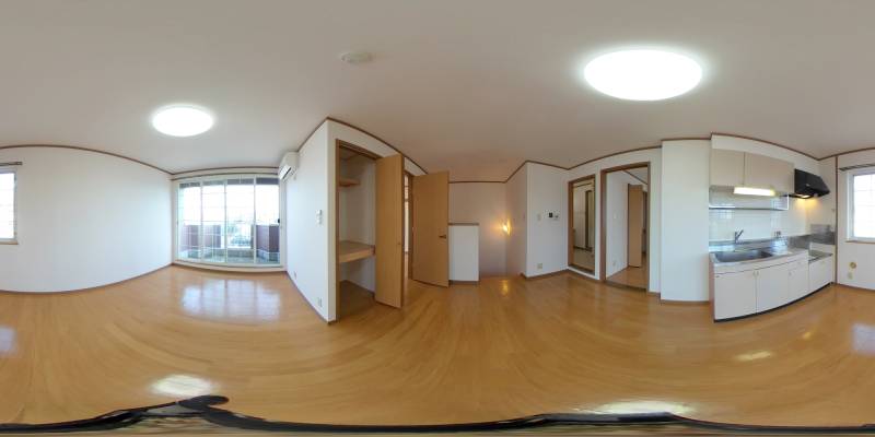 パノラマ画像リビング