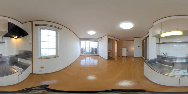 パノラマ画像キッチン