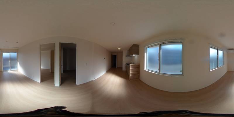 パノラマ画像リビング