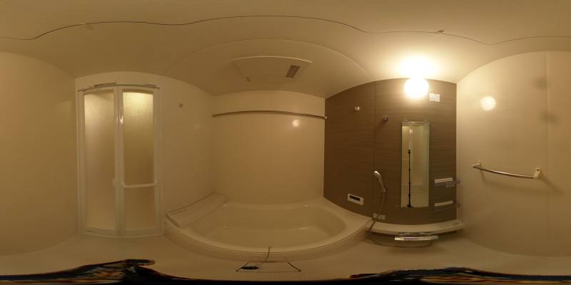 パノラマ画像バスルーム