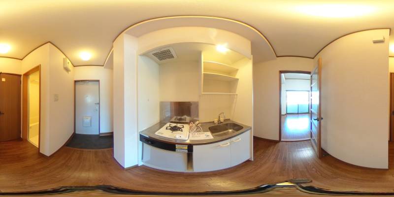 パノラマ画像キッチン