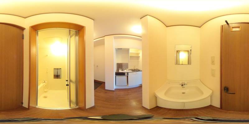 パノラマ画像洗面所