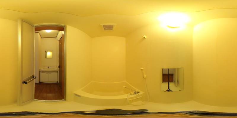 パノラマ画像バスルーム