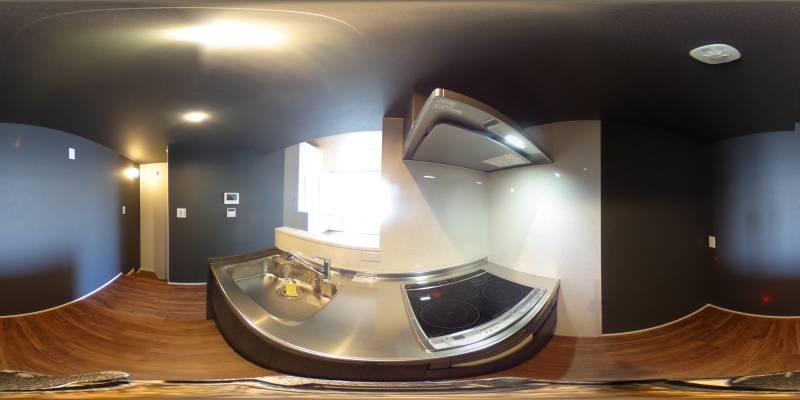 パノラマ画像キッチン