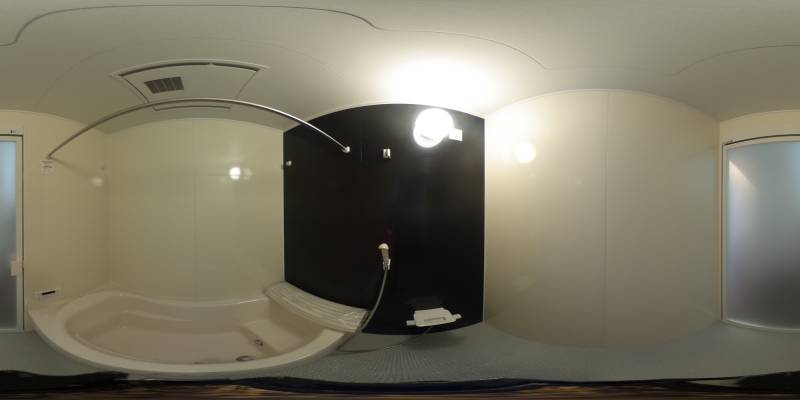 パノラマ画像バスルーム