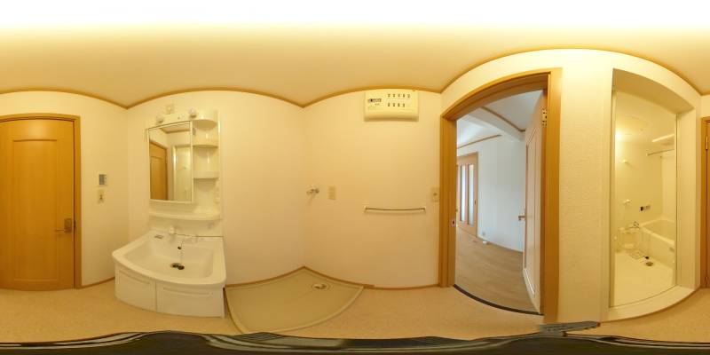 パノラマ画像洗面所