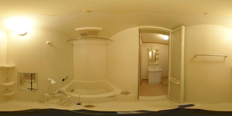パノラマ画像バスルーム