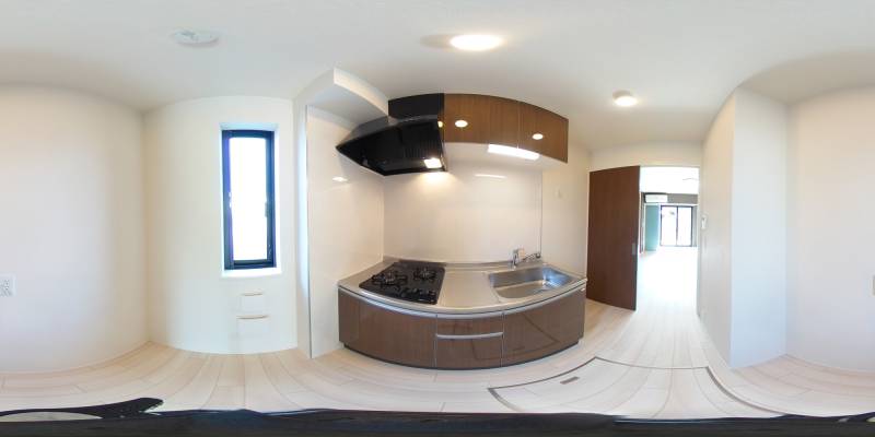 パノラマ画像キッチン