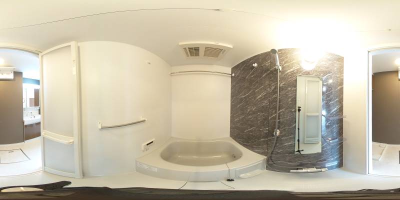 パノラマ画像バスルーム