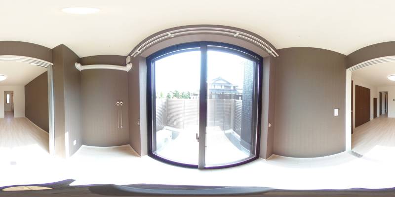 パノラマ画像バルコニー