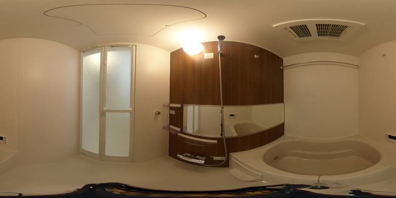 パノラマ画像バスルーム