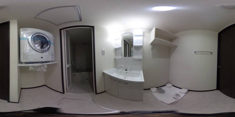 パノラマ画像洗面所