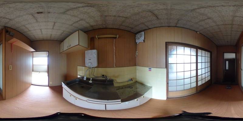 パノラマ画像キッチン