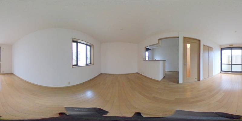 パノラマ画像リビング