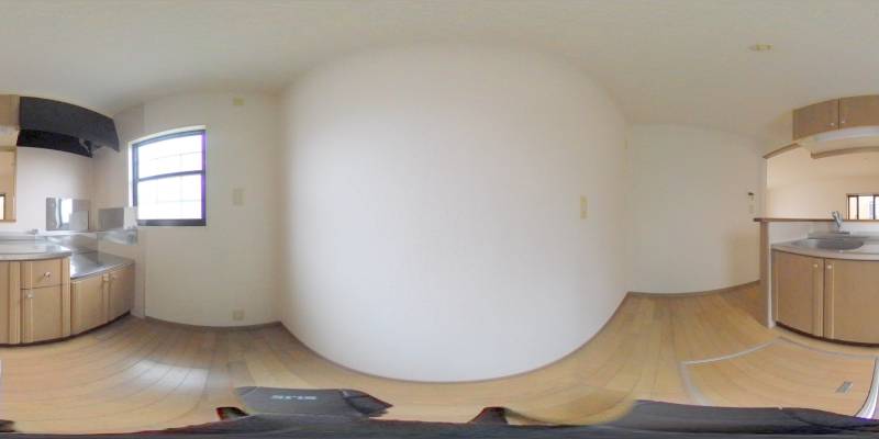 パノラマ画像キッチン