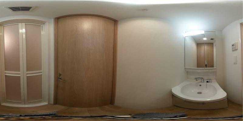 パノラマ画像洗面所