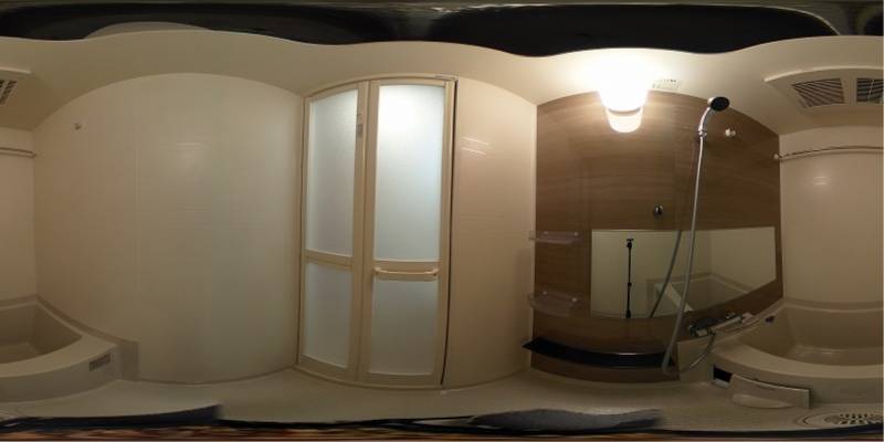 パノラマ画像バスルーム