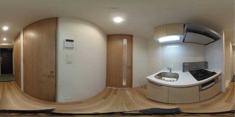 パノラマ画像キッチン