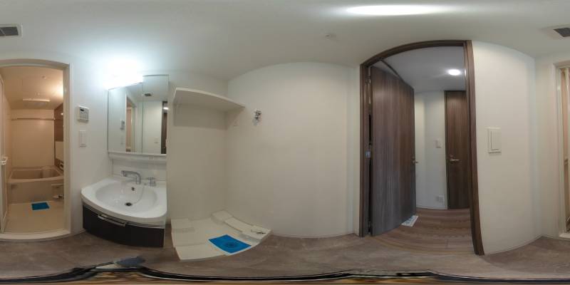 パノラマ画像洗面所