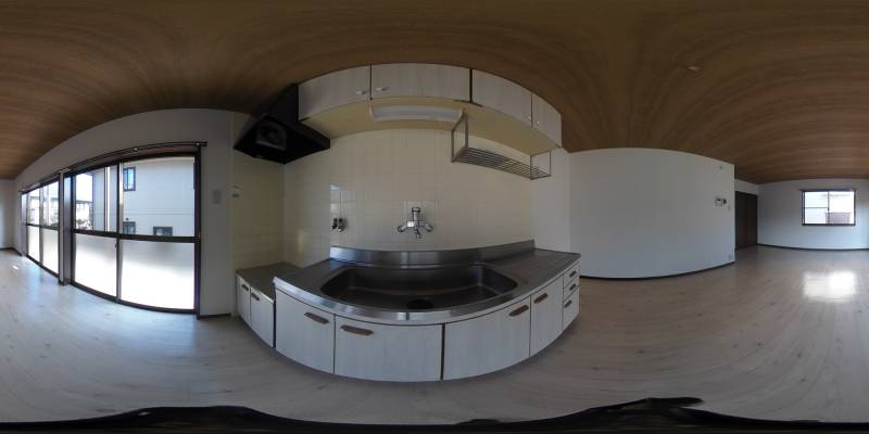 パノラマ画像キッチン