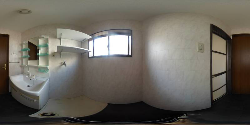 パノラマ画像洗面所