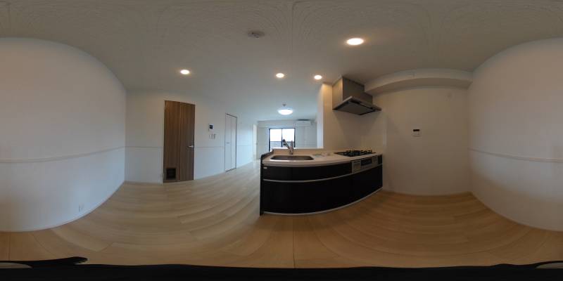 パノラマ画像キッチン