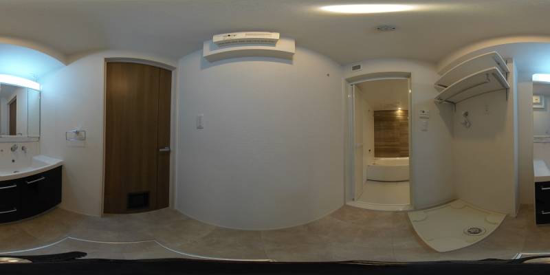 パノラマ画像洗面所