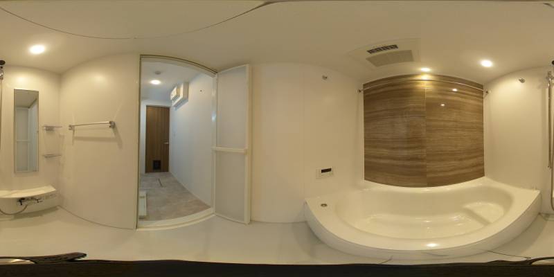 パノラマ画像バスルーム