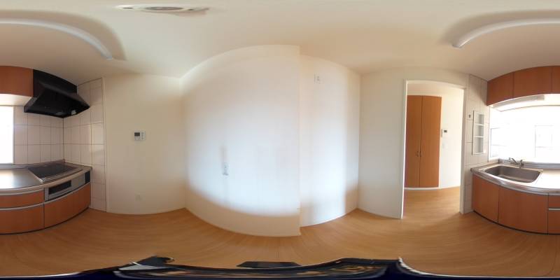 パノラマ画像キッチン