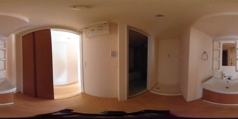 パノラマ画像洗面所