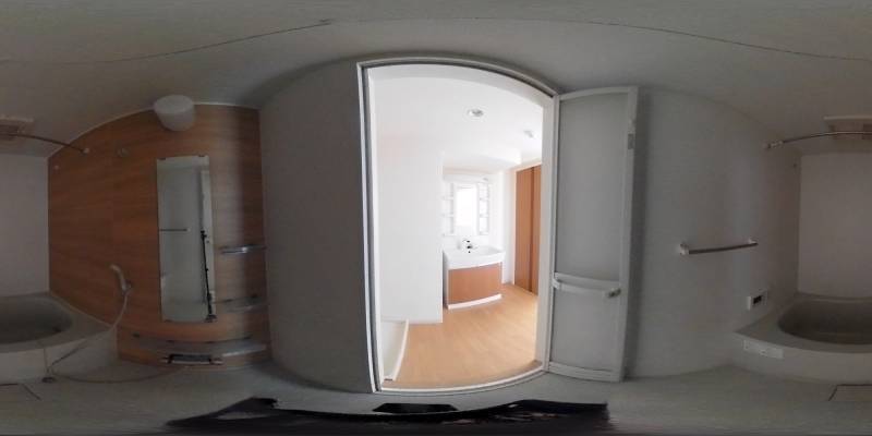 パノラマ画像バスルーム