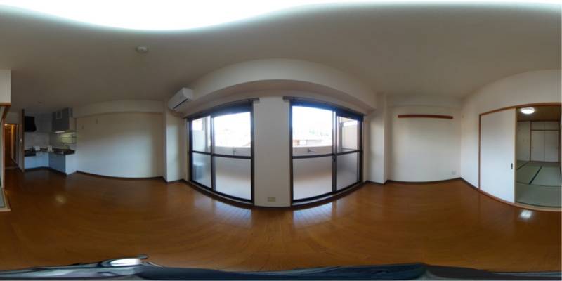 パノラマ画像リビング