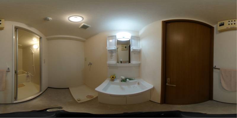 パノラマ画像洗面所