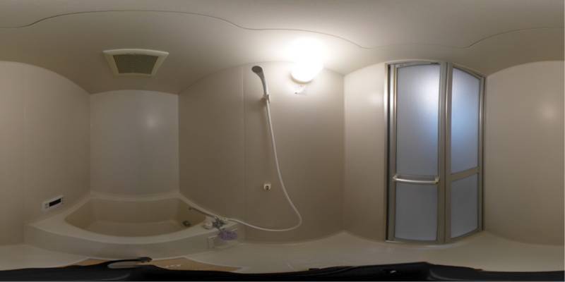 パノラマ画像バスルーム