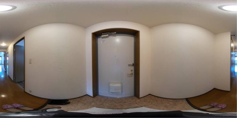 パノラマ画像玄関