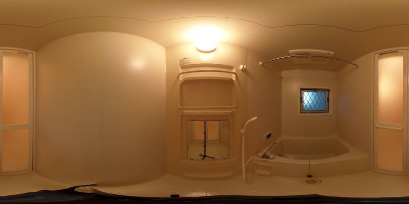 パノラマ画像バスルーム