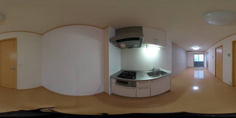 パノラマ画像キッチン
