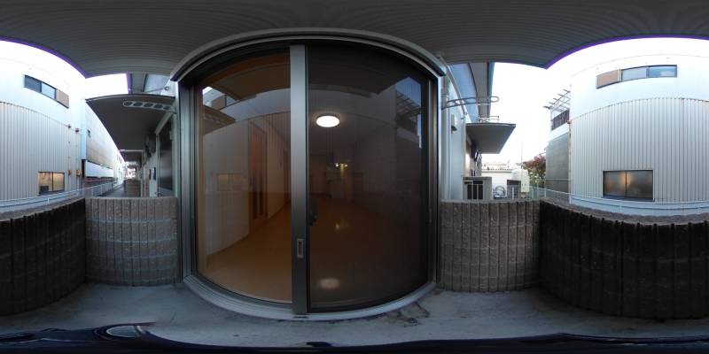 パノラマ画像バルコニー