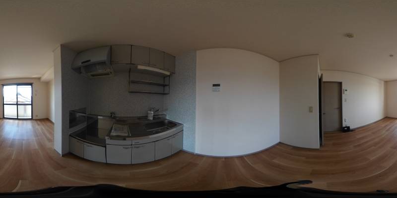 パノラマ画像キッチン