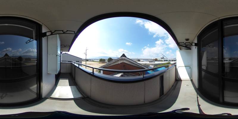 パノラマ画像バスルーム