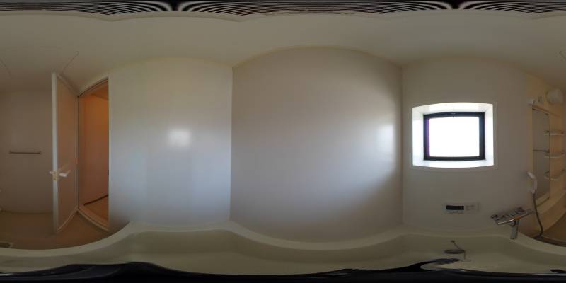 パノラマ画像バスルーム