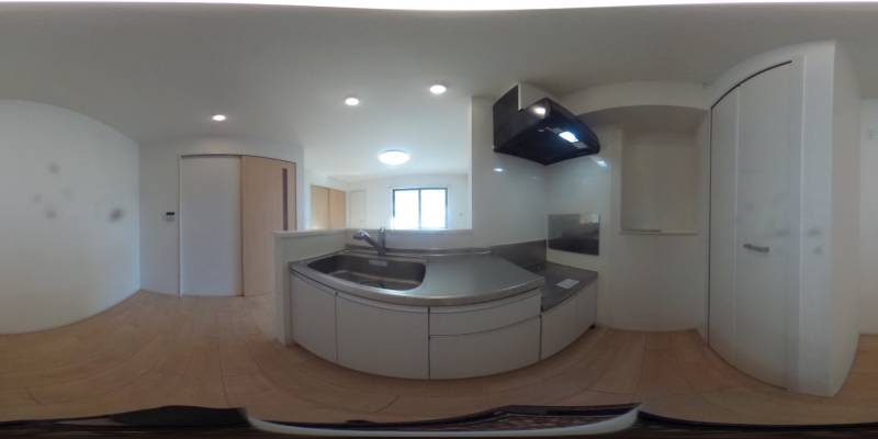 パノラマ画像キッチン