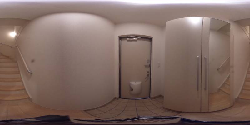 パノラマ画像玄関