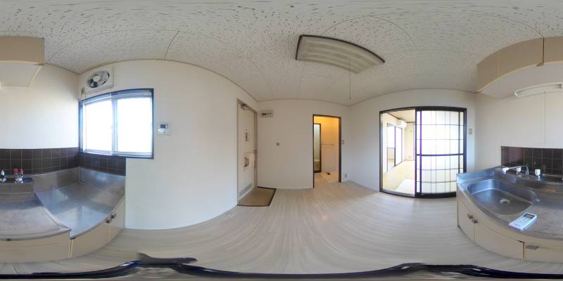 パノラマ画像キッチン